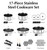 KOCH SYSTEME CS 17PCS Tri-Ply Stainless Steel Cookware Set, Nonstick Hybrid