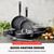 GreenPan X Bobby Flay 10 Piece Ceramic Nonstick Cookware Set, Black