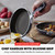 GreenPan X Bobby Flay 10 Piece Ceramic Nonstick Cookware Set, Black