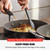GreenPan X Bobby Flay 10 Piece Ceramic Nonstick Cookware Set, Black