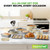 NutriChef 20 Pc Cookware Set Non Stick with Baking Pans, Pots and Pans