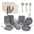MAISON ARTS 30 Piece Induction Pots and Pans Set, Kitchen Cookware Sets