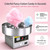 1200W Electric Cotton Candy Machine, Perfect for Kids Birthday,Family Party