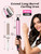 Large Curling Iron 1 1/2 inch,Extended Ceramic Long Barrel,Dual Voltage