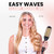 ELLA BELLA® Open Waver (Deep Waver) Curling Iron, 3 Barrel Crimper Tool