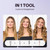 Wavytalk Airflow Styler Whirlwind Curl 2 in 1 Straightener Curler 1.25"