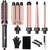 ADUARJO 5 in 1 Curling Iron Set Thermal Brush & Crimper Hair Styling Tools