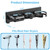 BOIVSHI Hair Dryer Holder Wall Mounted, Self-Adhesive or Drill Mount