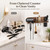 RoleDes Wooden Wall Mounted Hair Dryer Holder, Bathroom Hair Tool Organizer