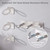 Hair Dryer Holder, Hair Dryer Holder Wall Mount for Supersonic/Nural & Attachments. Stainless Steel Hair Dryer Stand with Magnetic Rings. Hair Tool Organizer for Bathrooms Silver BANJEKT