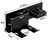 3-in-1 Black Wall Mounted Metal Hair Dryer Holder Bathroom Organizer Salon