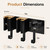 Bathroom Tray Hair Tool Organizer 3 in 1 Vanity Organizer for Hair Dryer (Standard)