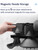 dysolve Hair Dryer Holder Wall Mount for Dyson Supersonic Airwrap Hair Dryer, Metal Blow Dryer Stand Attachments Storage for Bathroom and Salon, Black