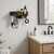 CATOOMUU Walnut Wood Hair Dryer Wall Mount for Dyson Supersonic Nural
