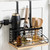 Domensi Metal Hair Tool Organizer Hair Dryer Holder for Bathroom