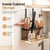 Domensi Metal Hair Tool Organizer Hair Dryer Holder for Bathroom