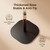 Purthet Hair Dryer Stand Holder Hands Free for Vanity Desk Blow Dryer Holder, Height Adjustable, 360° Rotating, Stable Base, Fits Most Hair Dryer, Countertop