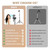 Hands Free Hair Dryer Stand with Tripod, 23.6-47.2 Inch Adjustable Height, 180° Rotating Universal Clip, Foldable Metal Blow Dryer Holder for Bathroom Vanity Makeup Room Home Styling & Pet Grooming, Fits Most Hair Dryers