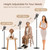 Hair Dryer Stand Holder-1.68M Ultra Stable Blow Dryer Stand