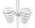 Hair Dryer Stand,Twisty Style Acrylic Top Holder,Hair Styling Appliances with Tray Two Spiral Holders and Heavy Base for Hair Dryer,Flat Iron,Curling Stick,Hair Straightener,Brush (crystal)