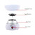 Candy Floss Machine Mini Full Automatic Household Cotton Candy Machine Making Color Candy Floss Maker(White)