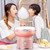 Candy Floss Machine Electric DIY Sweet Cotton Candy Maker Portable Sugar Floss Machine Children's Day Marshmallow Candy Floss Maker(Green)