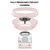 Candy Floss Machine DIY Cotton Candy Machine Mini Fully Automatic Sugar Floss Maker Candy Floss Maker(Pink)