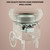 Candy Floss Machine DIY Cotton Candy Machine Mini Fully Automatic Sugar Floss Maker Candy Floss Maker(Pink)
