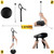 LUEXBOX Hair Dryer Stand, 360 Degree Rotating Lazy Stand with Heavy Base, Hands-Free Blow Dryer Holder, Adjustable Height Holder