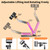 Blissfuhue Adjustable Hair Dryer Holder Wall Mounted（Large）
