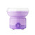 Candy Floss Machine Household Cotton Candy Machine Mini Full Automatic Making Color Candy Floss Maker(Purple)