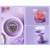 Candy Floss Machine Household Cotton Candy Machine Mini Full Automatic Making Color Candy Floss Maker(Purple)