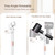 Hair Dryer Stand, 1.68M Height Adjustable Blow Dryers Holder, Ultra Stable Holder with 360° Rotating, Universal Clips, Work with All Dryer, Floor Dryer Stand for Salons or Home Use(White)