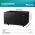 Hisense 0.9 Cu. Ft. Flatbed Microwave Oven, 900W Countertop Microwave, 24 Preset Menus, Even Heating, Ceramic Interior & Child Lock, Black