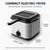 2.5 L Deep Fryer With Basket, Multifunctional Stainless Steel Deep Fryer