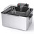 Gecheer Stainless Steel Deep Fryer with Observation Window, 1500W Electric Fryer with 4 Temp Settings & Oil Draining Basket, Dishwasher Safe, Anti-Scald Handle for Home Kitchen