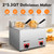 Commercial Countertop Gas Fryer Stainless Steel Liquefied Petroleum Gas Deep Fryer With 2 Frying Baskets And Lid Dual Oil Fryer For Turkey French Fries Donuts Restaurant And Home Kitchen Use