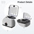 Deep Fryer with Basket, 2.5 L Capacity, 1000 W Heating Power, Adjustable Temperature Control from 80 to 190°C, Removable Fry Basket, Stainless Steel Housing, Countertop Cooking for Home and Family Meals