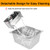 Double Tank Electric Deep Fryer, 22.8QT, 110V 3400W, Silver Stainless Steel
