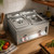 12L Dual Tank Gas Deep Fryer with 2 Basket, Stainless Steel Fryers
