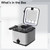 Deep Fryer with Removable Basket, 1000W, 2.5L Capacity, Home Use Stainless Steel, Adjustable Temperature