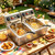 LlyueIo Electric Deep Fryer with Basket and Timer, 11L+11L