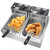 22.8 QT Dual Tank Electric Deep Fryer, 110V 3400W Stainless Steel