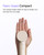 Laifen Air Hair Dryer with Diffuser, High-Speed Ionic Blow Dryers for Curly Hair, Compact Design for Home and Travel, Mini Hairdryer for Women, Frizz Control & No Heat Demage, Halloween, Milktea