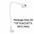 ACNTENY Hair Dryer Stand with Clamp, Adjustable Plastic Blow Dryer Holder for Dog Grooming and Styling