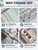 Dish Drying Rack with Drainboard and Spout for Kitchen Counters，White