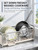 Dish Drying Rack with Drainboard and Spout for Kitchen Counters，Gray