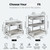 Dish Drying Rack with Utensil Holder for Kitchen Countertop