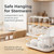 Large Dish Drying Rack with Drainboard, Carbon Steel Kitchen Organizer