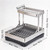 Expandable Dish Drying Rack, Stainless Steel Dish Rack For Kitchen Counter